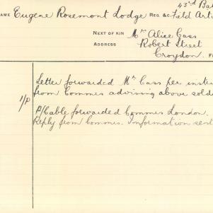 Soldier packet page