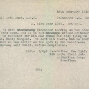 Soldier packet page