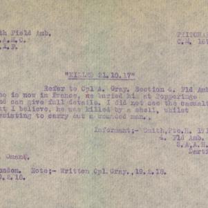 Soldier packet page