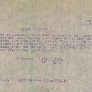 Soldier packet page