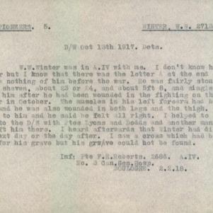 Soldier packet page