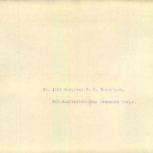 Soldier packet page