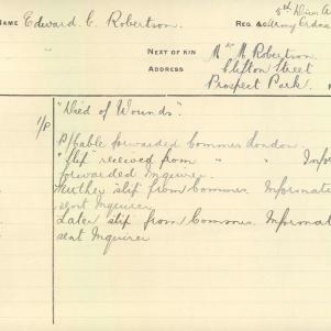 Soldier packet page