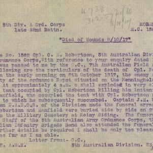 Soldier packet page