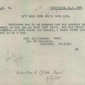 Soldier packet page
