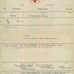 Soldier packet page