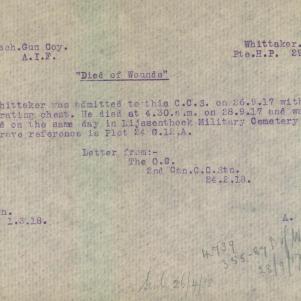 Soldier packet page