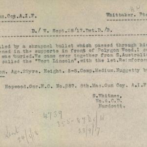 Soldier packet page