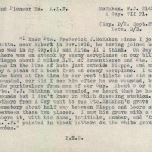 Soldier packet page