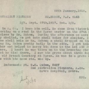 Soldier packet page