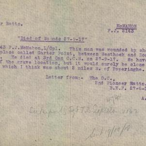Soldier packet page