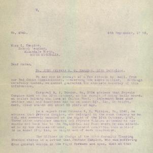 Soldier packet page