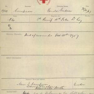 Soldier packet page