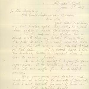 Soldier packet page