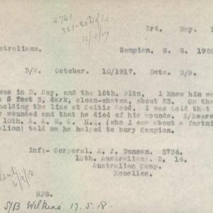 Soldier packet page