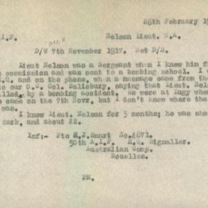 Soldier packet page