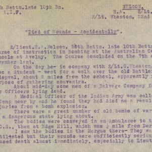 Soldier packet page