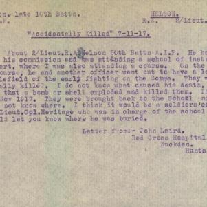 Soldier packet page
