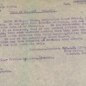 Soldier packet page