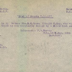 Soldier packet page