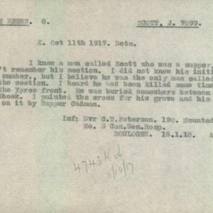 Soldier packet page