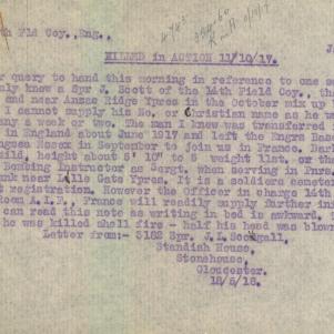 Soldier packet page