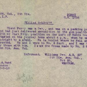Soldier packet page
