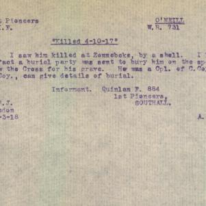 Soldier packet page