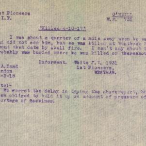 Soldier packet page