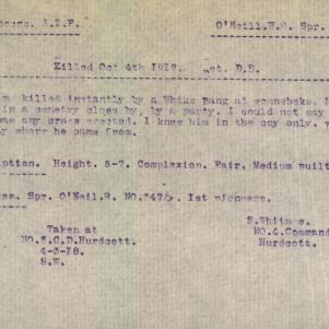 Soldier packet page