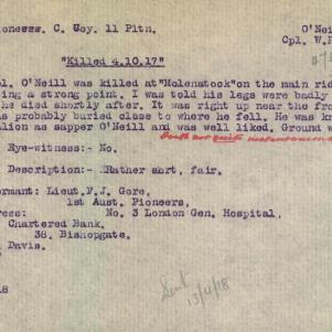 Soldier packet page