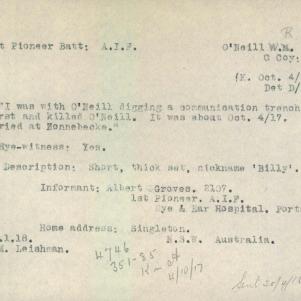 Soldier packet page