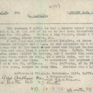Soldier packet page