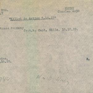 Soldier packet page