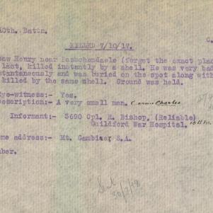 Soldier packet page