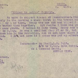 Soldier packet page