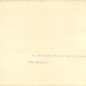 Soldier packet page