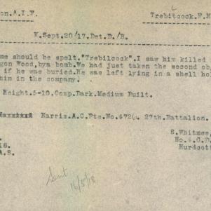 Soldier packet page