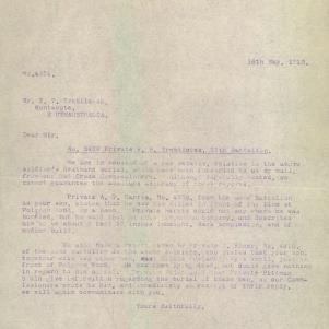 Soldier packet page