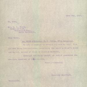 Soldier packet page