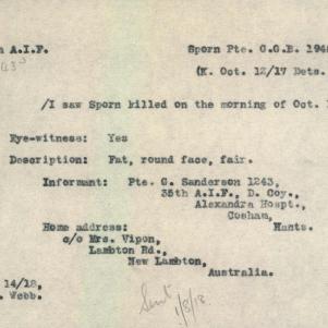 Soldier packet page