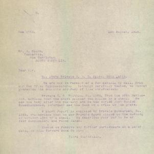 Soldier packet page