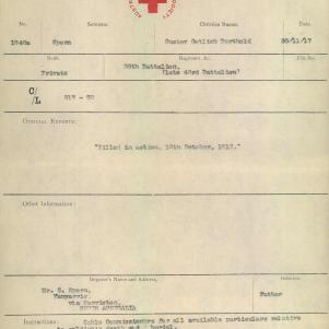 Soldier packet page
