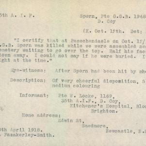 Soldier packet page