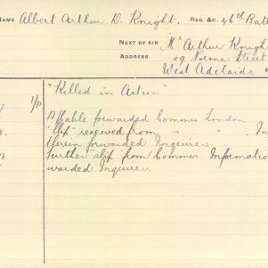Soldier packet page
