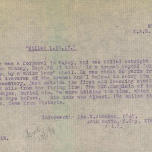 Soldier packet page