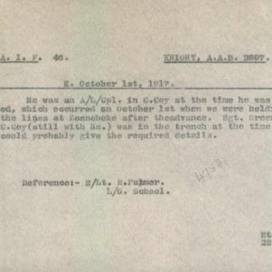 Soldier packet page