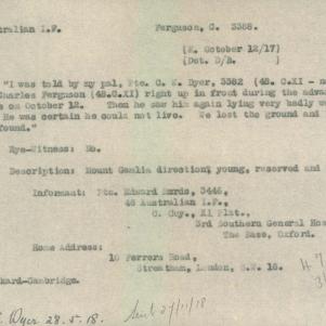 Soldier packet page