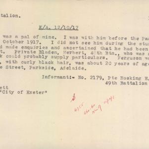 Soldier packet page