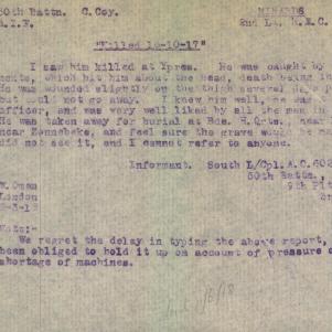 Soldier packet page